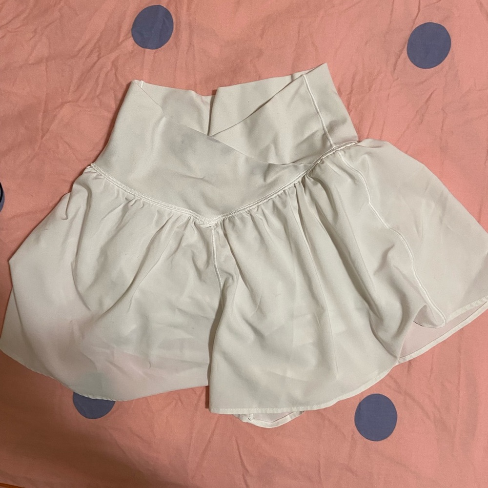 Aerie White Mini Skort